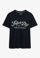 SUPERDRY Industry Worker Relaxed Tee-Eclipse Navy Eclipse Navy flat front view