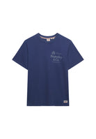 Superdry 1954 Company Relaxed Tee in Hampton Blue angled view