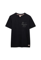 Superdry 1954 Company Relaxed Tee in Dark Navy angled view