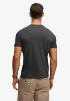 Superdry 1954 Company Relaxed Tee in Light Charcoal Marl back model view