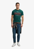 SUPERDRY Vintage Logo Classic Tee-Varsity Green Varsity Green back view