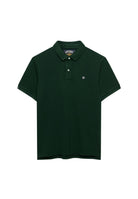 Superdry Vintage Destroy Polo in Mountain View angled view