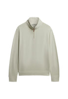 SUPERDRY Classic Essential Half Zip-Silver Birch Silver Birch side view