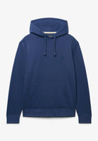 Superdry Essential Sdco Logo Hood in Hampton Blue front view