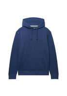 Superdry Essential Sdco Logo Hood in Hampton Blue angled view