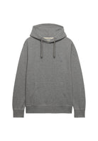 Superdry Essential Sdco Logo Hoodie in Dark Vintage Grey Marl angled product view