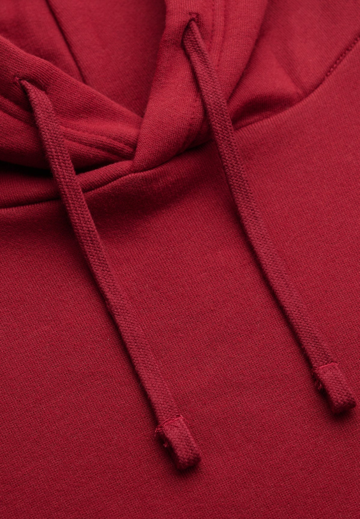 Superdry Essential Sdco Logo Hoodie in League Red hood and logo detail