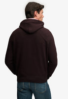 Superdry Essential Sdco Logo Hood in Heritage Port Marl back model view