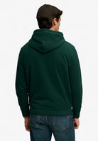 Superdry Essential Sdco Logo Hood in Varsity Green back model view