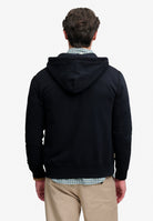 Superdry Essential Sdco Logo Ziphood in Dark Navy back view on model