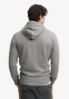 Superdry 1954 Company Relaxed Hood in Dark Vintage Grey Marl back model view