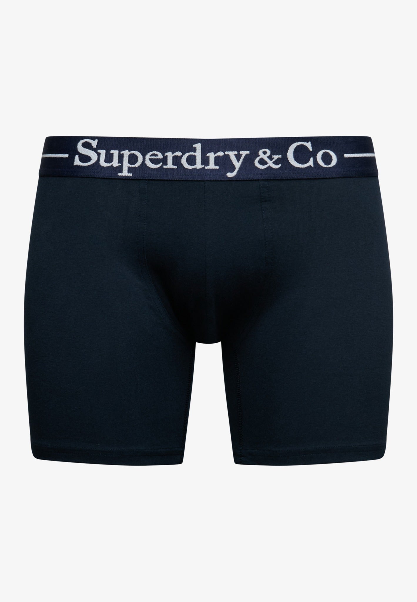 Superdry & Co Boxer Triple Pack in Navy side view