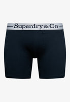 Superdry & Co Boxer Triple Pack in Navy close-up detail