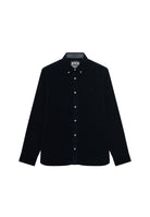 Superdry Classic Needle Cord Shirt in Rich Navy angled view