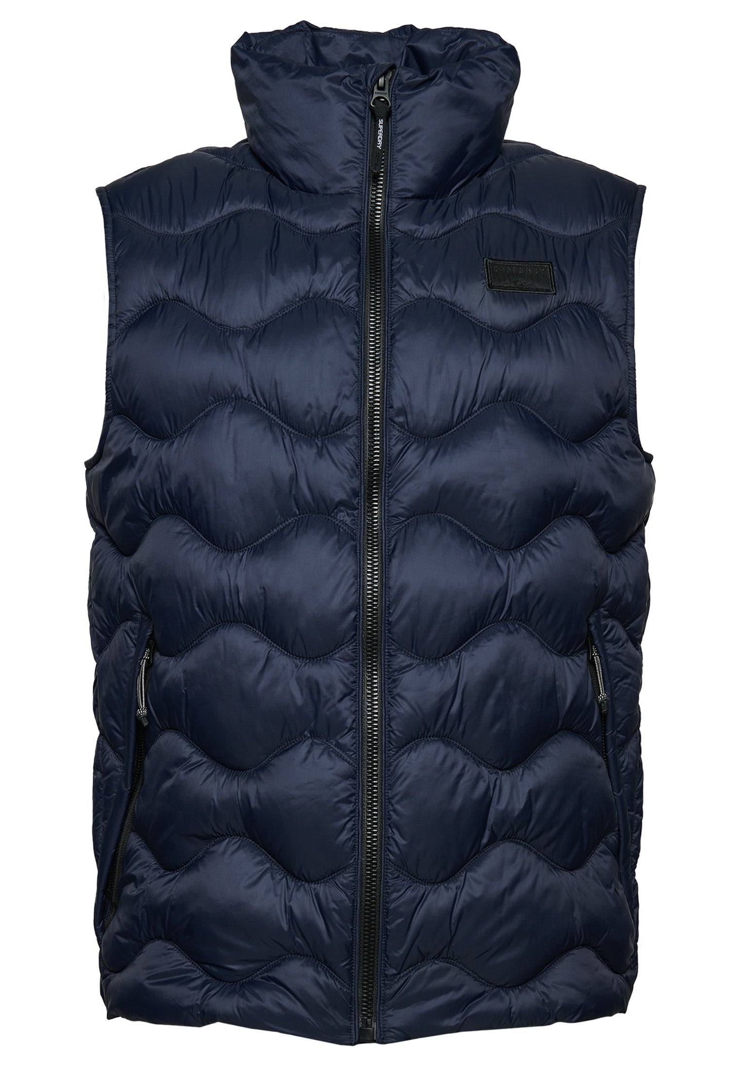Studios Expedition Eclipse Navy Gilet-Close up view