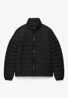 Superdry Fuji Midweight Padded Jacket in Jet Black front view