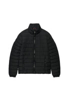 Superdry Fuji Midweight Padded Jacket in Jet Black angled view