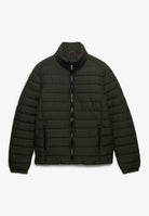 Superdry Fuji Midweight Padded Jacket in Surplus Goods Olive Green angled view