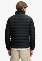 Superdry Fuji Midweight Padded Jacket in Jet Black back model view