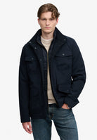 Superdry 2 In 1 Burford Jacket in Eclipse Navy front model view