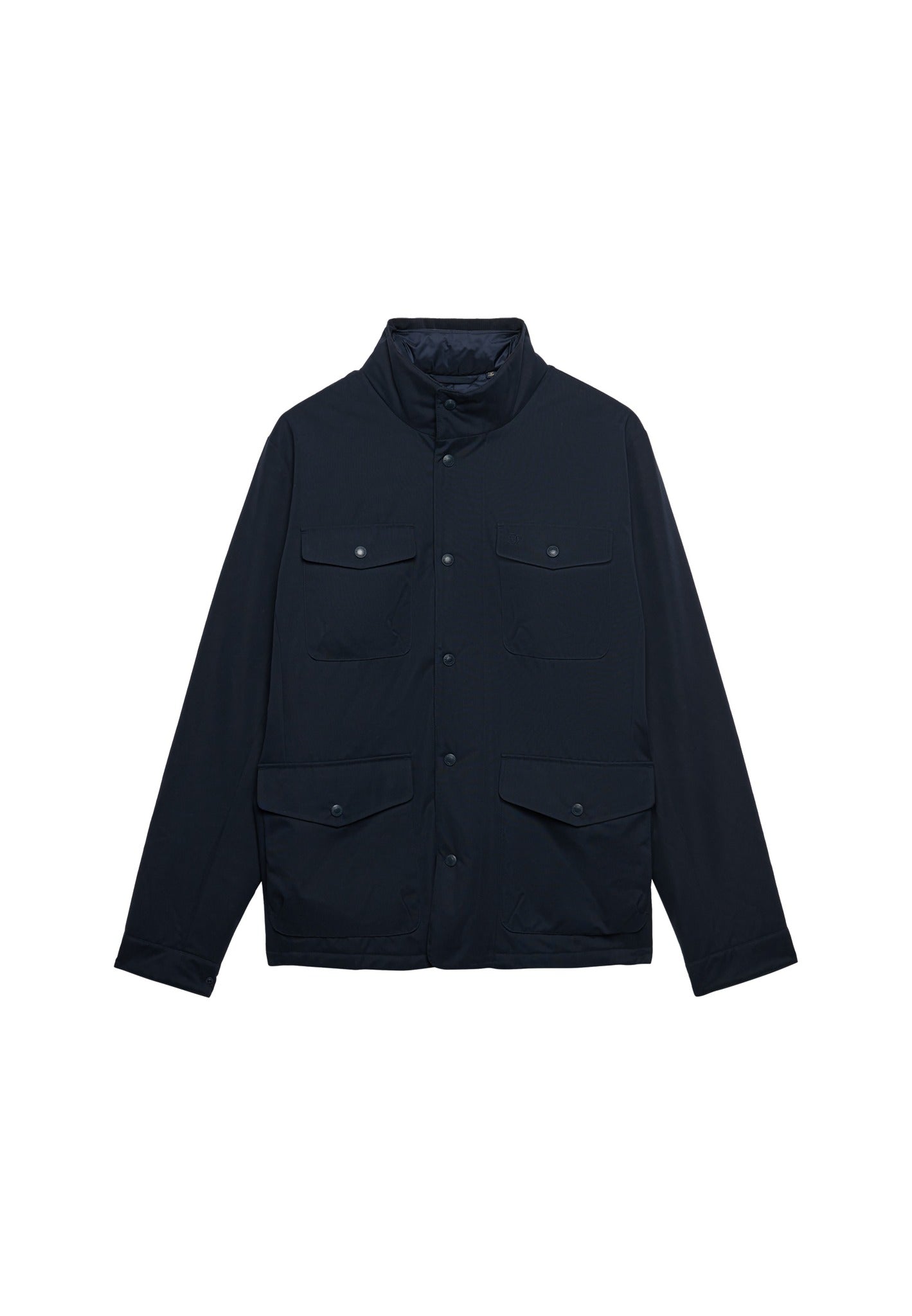 Superdry 2 In 1 Burford Jacket in Eclipse Navy angled view