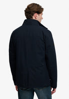 Superdry 2 In 1 Burford Jacket in Eclipse Navy back model view