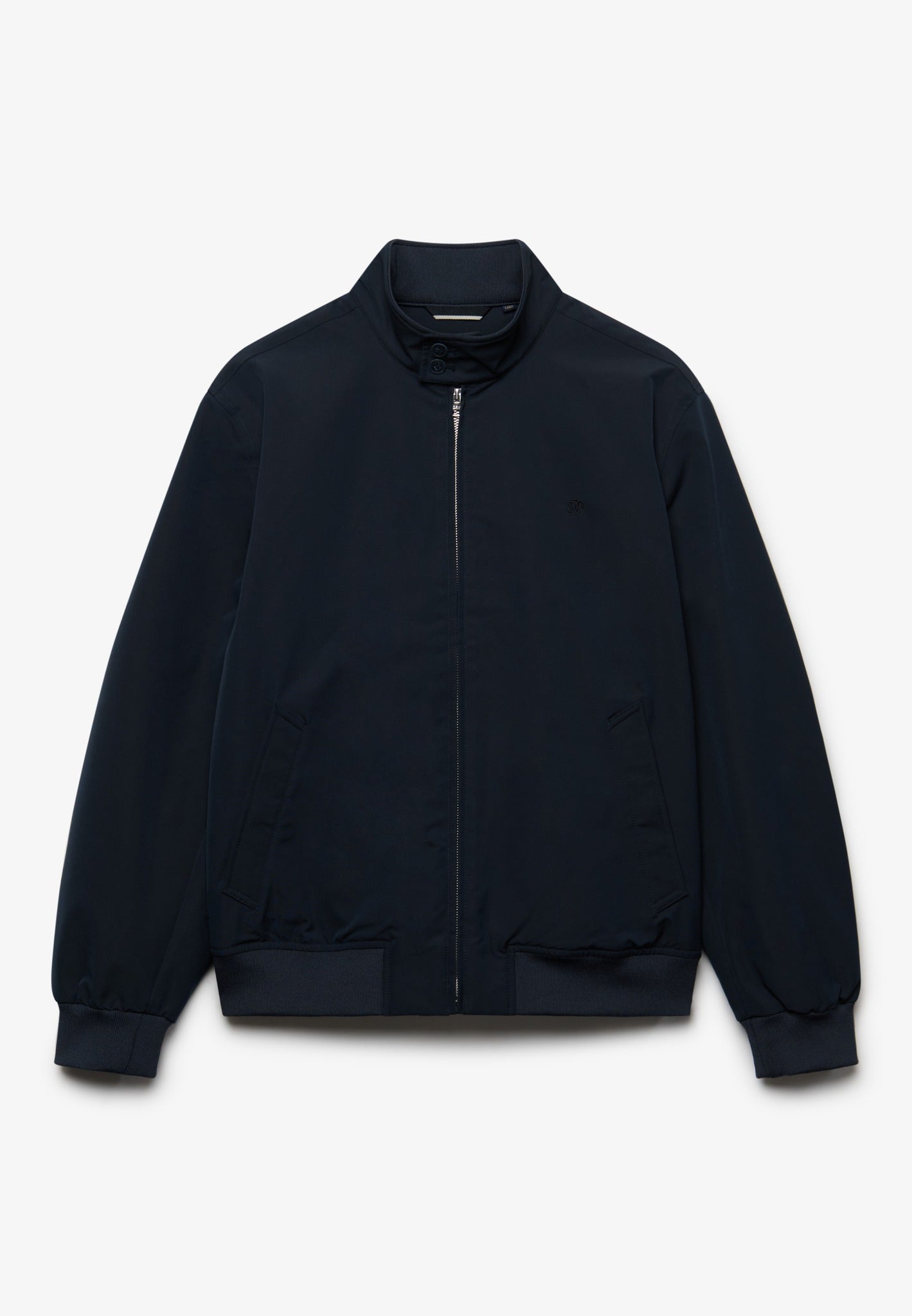 Superdry Campus Padded Harrington Jacket in Eclipse Navy front view