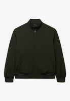 Superdry Campus Padded Harrington Jacket in Surplus Goods Olive Green front view