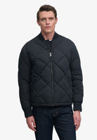Superdry Diamond Quilt Jacket in Vulcan Navy diamond quilted jacket
