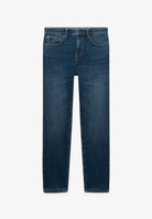 Superdry Vintage Tapered Jeans in Ranch Vintage Indigo front view