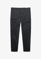 Superdry Regular Taper Cargo Trousers in Blackboard angled view