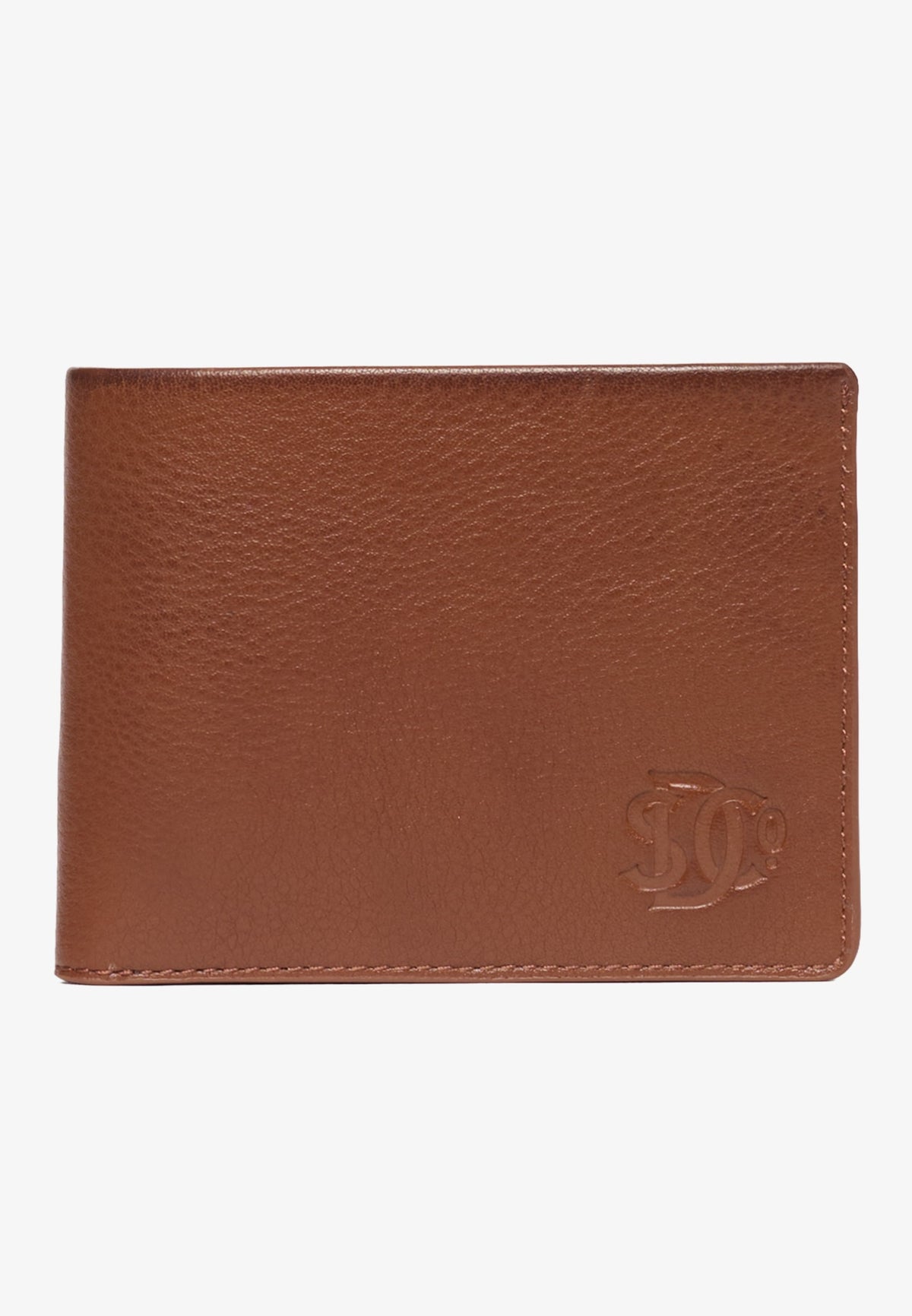 Superdry Classic Leather Wallet in Tan angled view