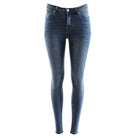 RANT & RAVE LADIES Maggie Skinny Mid Blue Jeans MID BLUE close up view