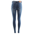 RANT & RAVE LADIES Maggie Skinny Mid Blue Jeans MID BLUE full front view