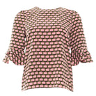 Ladies Maiya Pink Top-Ghost Front View
