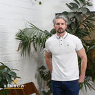 Kenrow Menswear Marcel Cream Polo CREAM front view