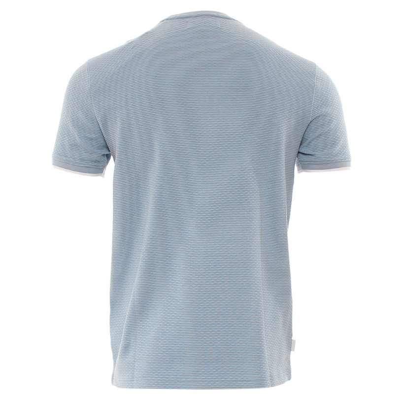 Men's Matty Short Sleeve Denim Tee-Back View