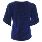 RANT & RAVE LADIES Maureen Blue Top BLUE side view