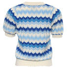 Ladies Mavis Blue Jumper-Back View