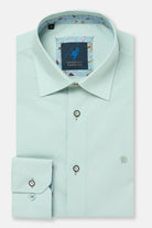 BENETTI Arlo Mint Long Sleeve Shirt MINT front view