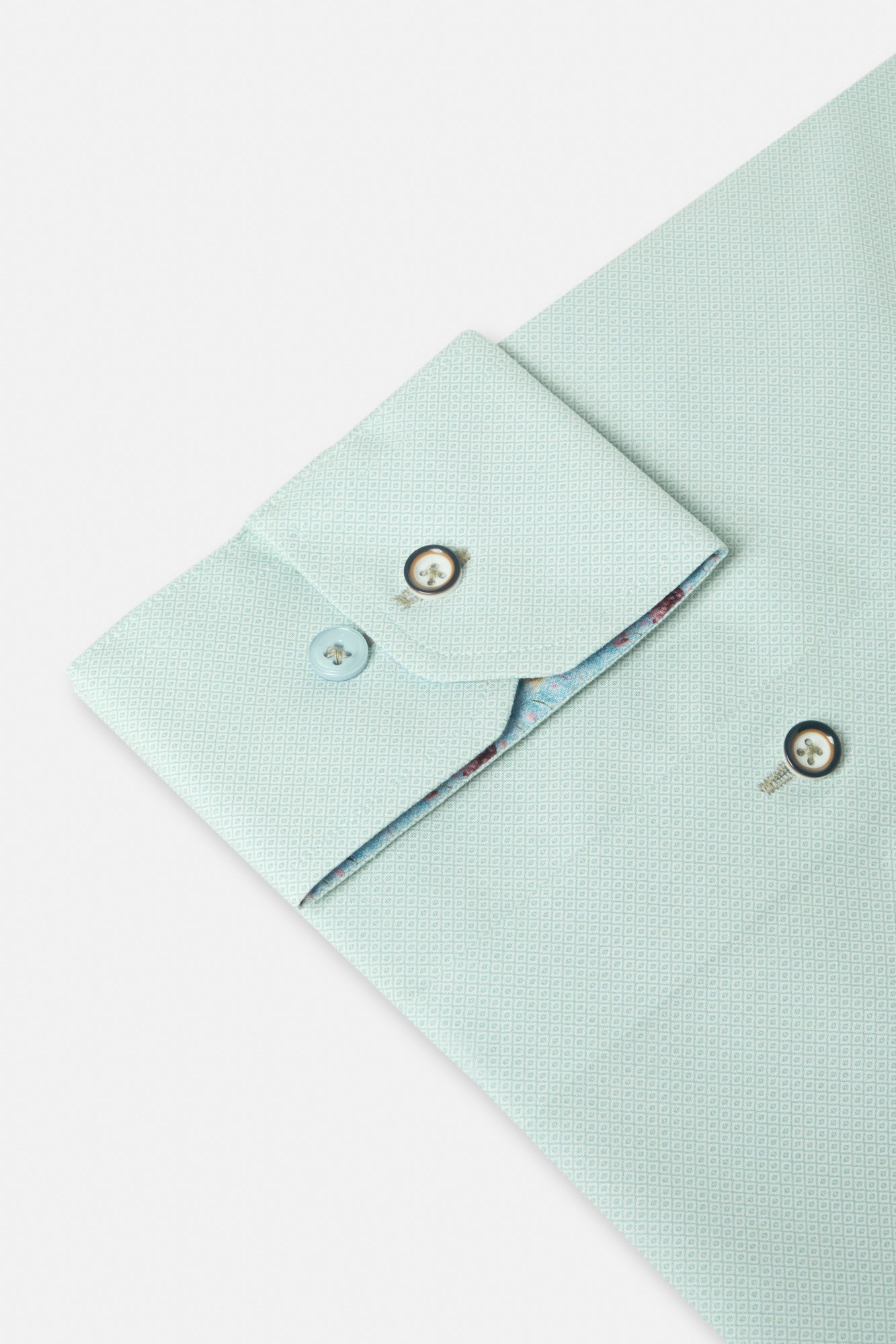 BENETTI Arlo Mint Long Sleeve Shirt MINT detail view