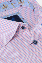 BENETTI Chris Pink Shirt Pink model front view