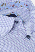 BENETTI Chris Purple Shirt Pink model front view