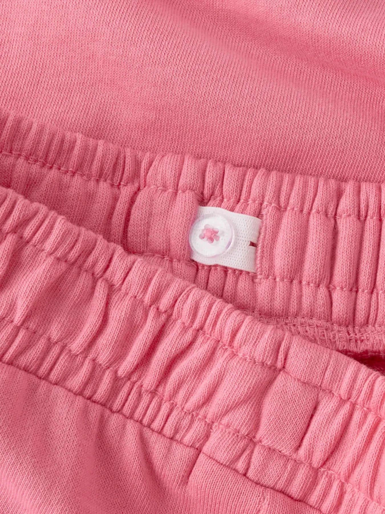 NAME IT Girls Veda Wide-Leg Sweatpants in Flowering Ginger graphic detail view