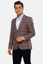 BENETTI Mangusta Tapered Fit Blazer Jacket - Berry Berry detail view