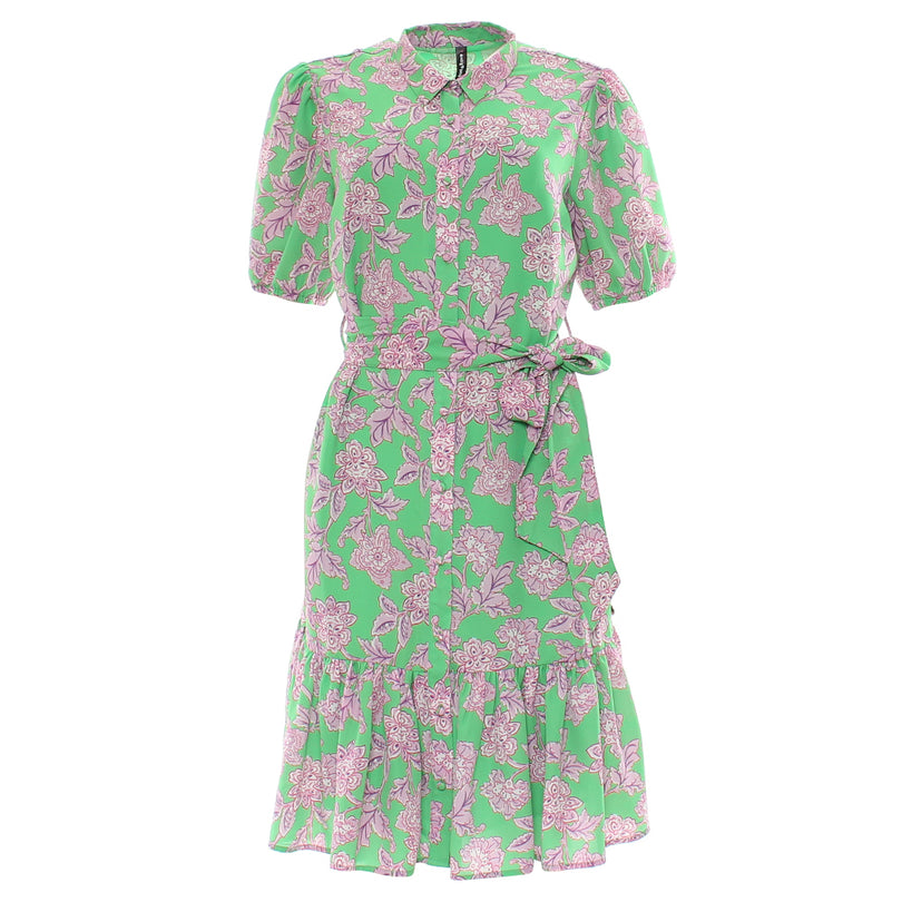 Monica Green Mini Dress