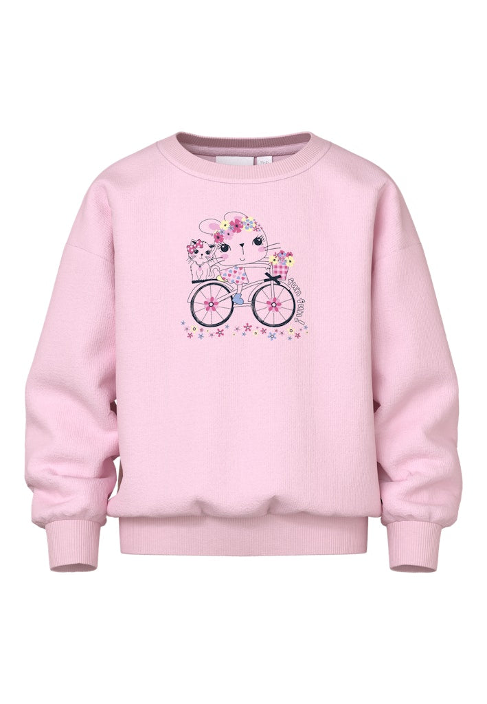 Girl's Visus Long Sleeve Rlx Sweat-Ballerina-Front View