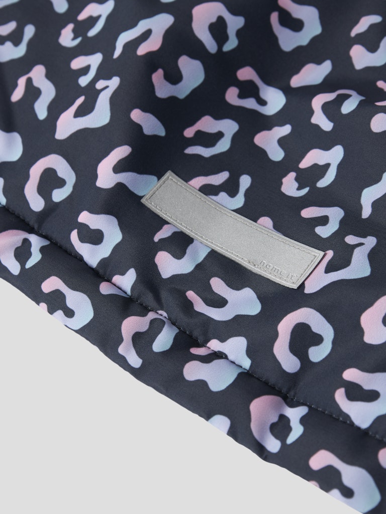 Maxi Kid Girl Jacket - Dark Sapphire-Print Detail
