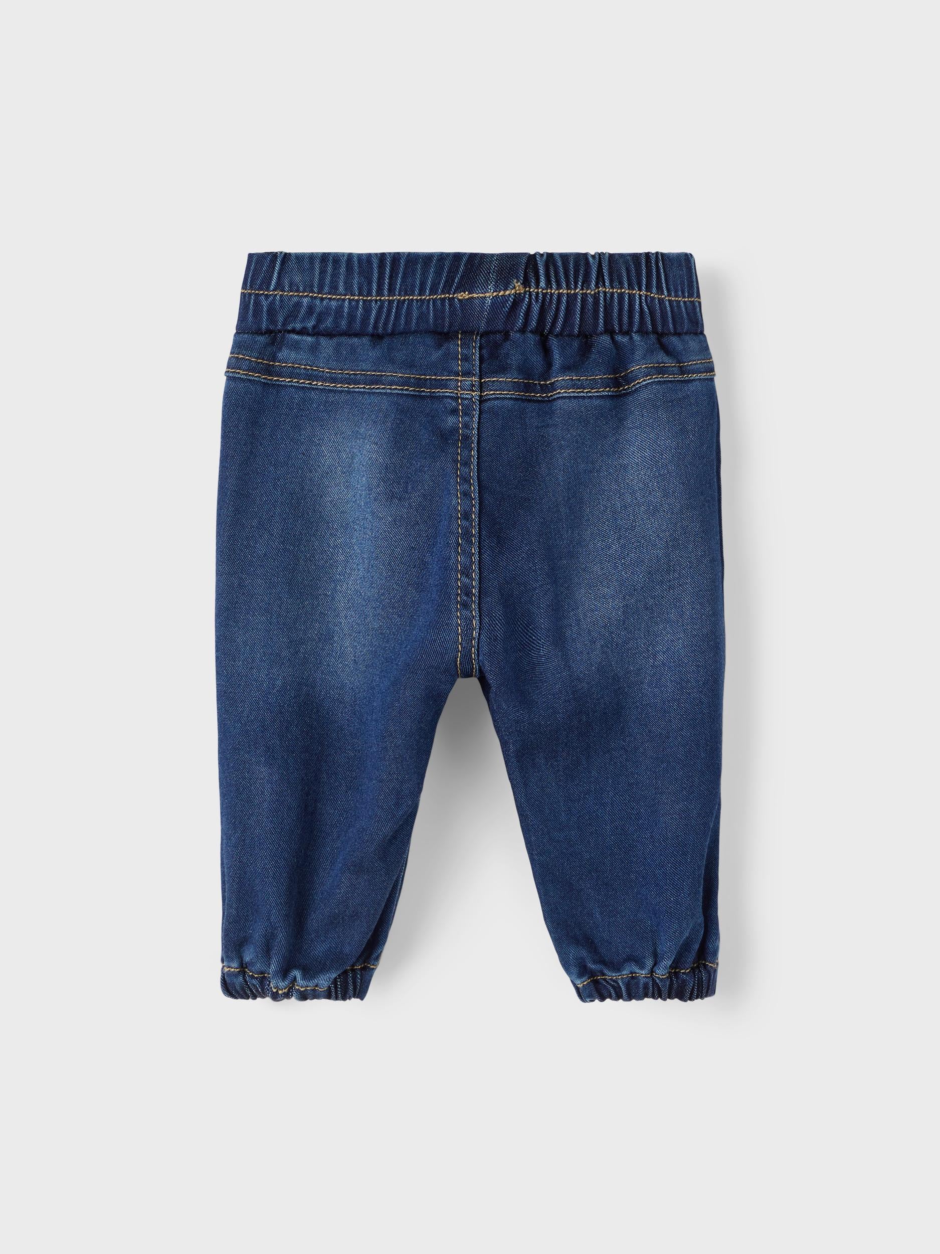 Boy's Ben Baggy R Jeans 5671 - Medium Blue Denim-Ghost Back View