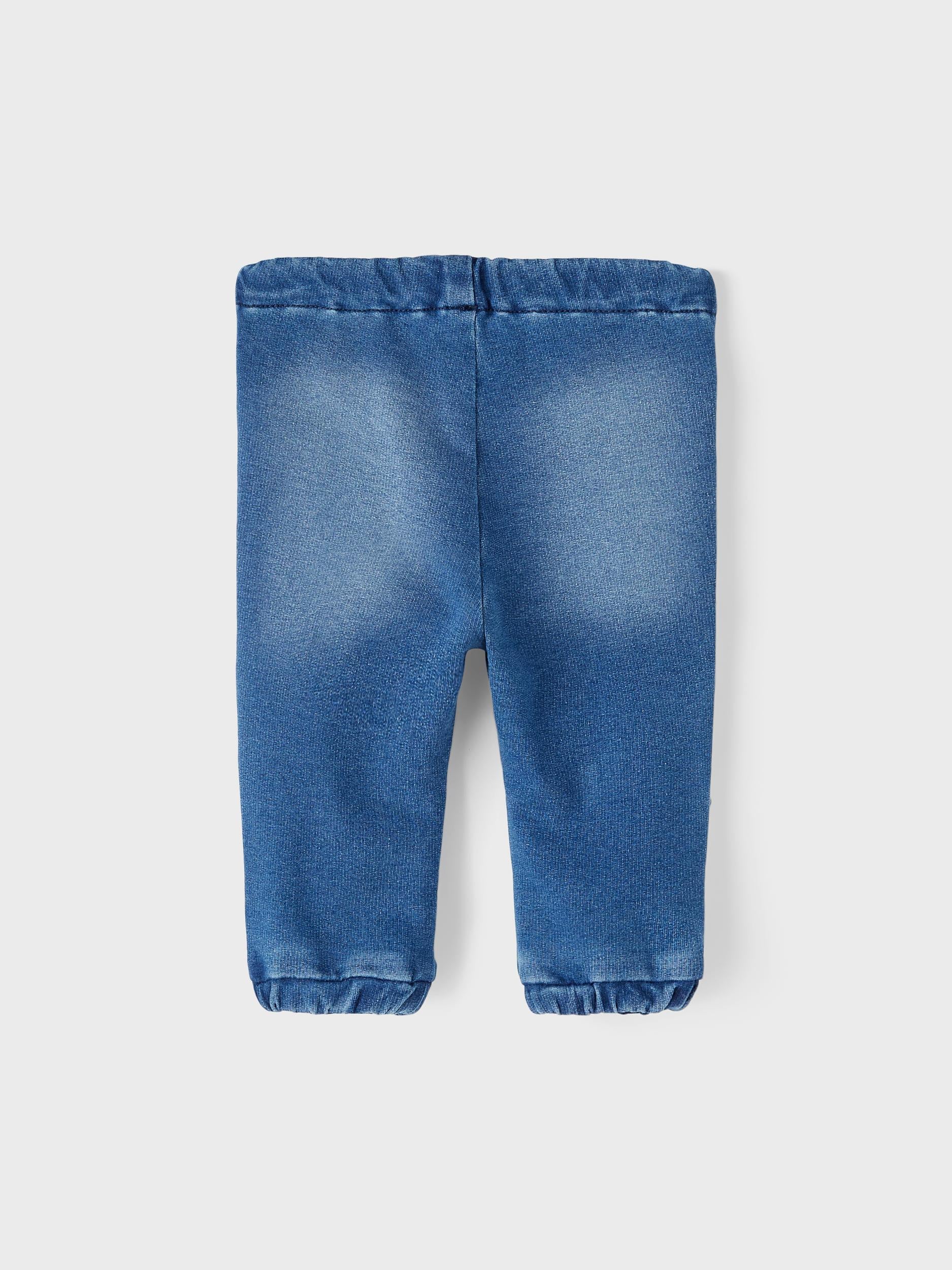 Girl's Bella Shaped R Sweat Jeans 2404 - Medium Blue Denim-Back View